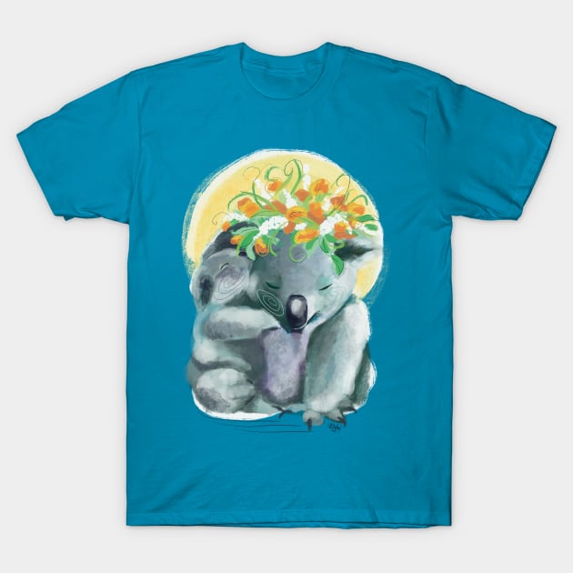 Koala Whispers T-Shirt by Works of Autumn